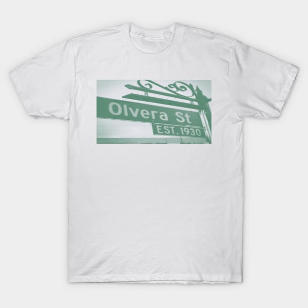 Olvera Street, Los Angeles, California by Mistah Wilson T-Shirt by MistahWilson